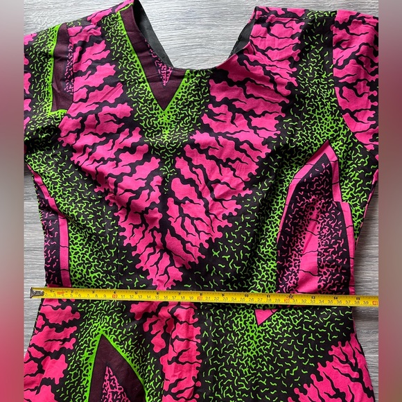 Exotic maxi dress, made in South Africa! Beautiful vibrant colors! - Picture 4 of 6